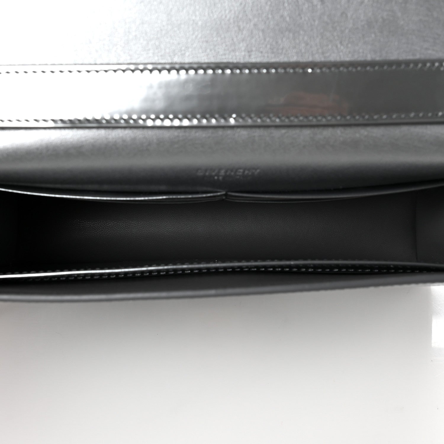 Givenchy Metallic Calfskin 4G Embossed Small 4G Crossbody Silver 5 of 7