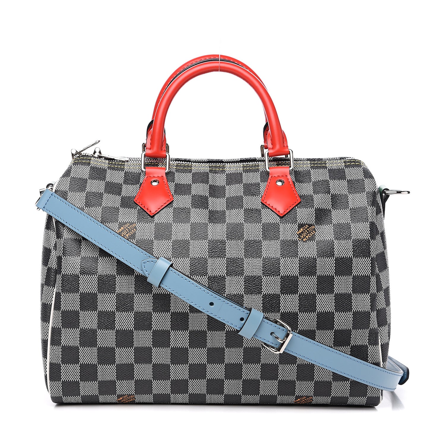Damier Speedy Bandouliere 30 Black White