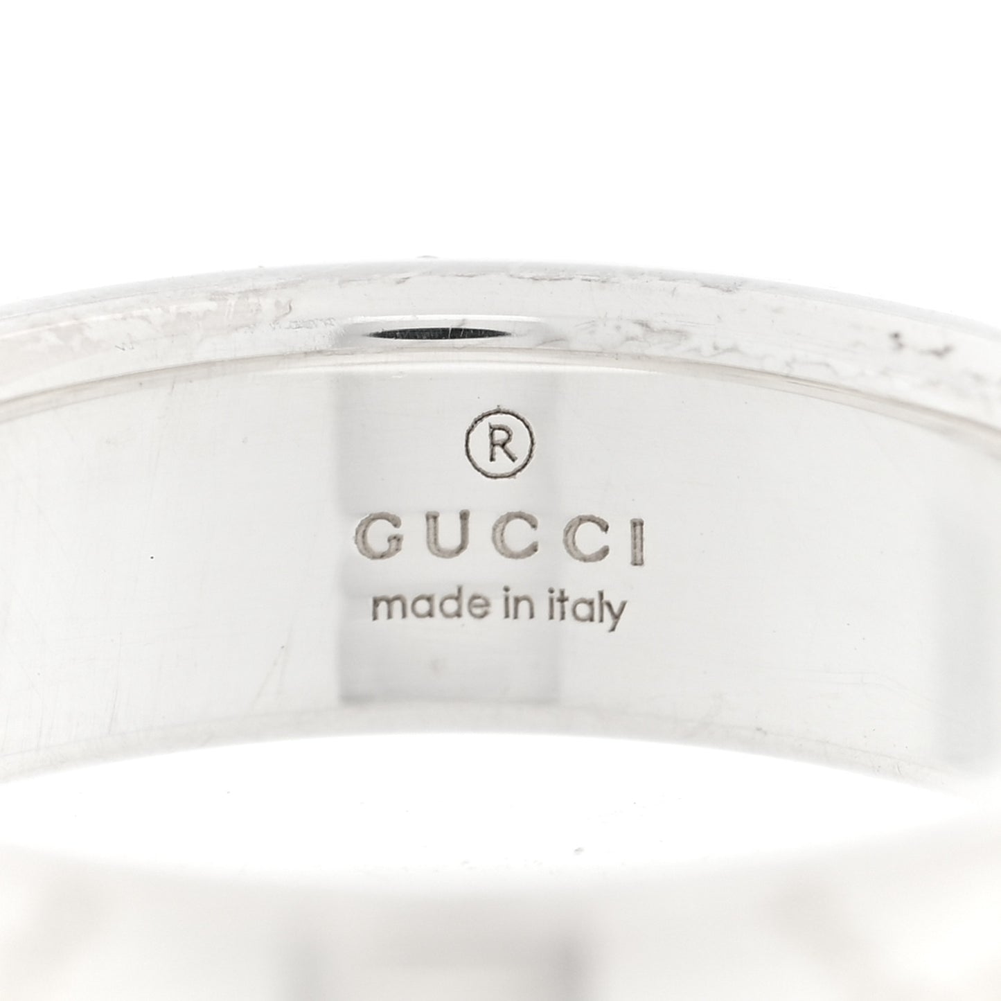 Sterling Silver Narrow GG Band Ring 54 7