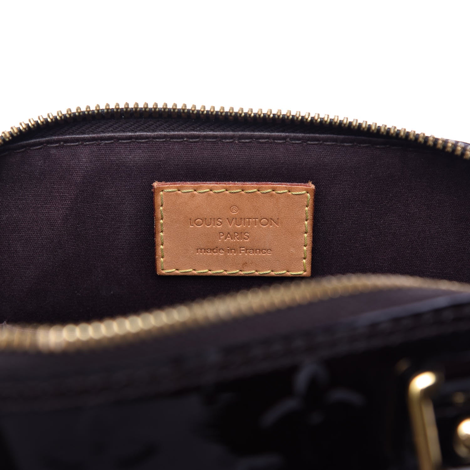 Louis Vuitton Vernis Alma BB Amarante 8 of 9