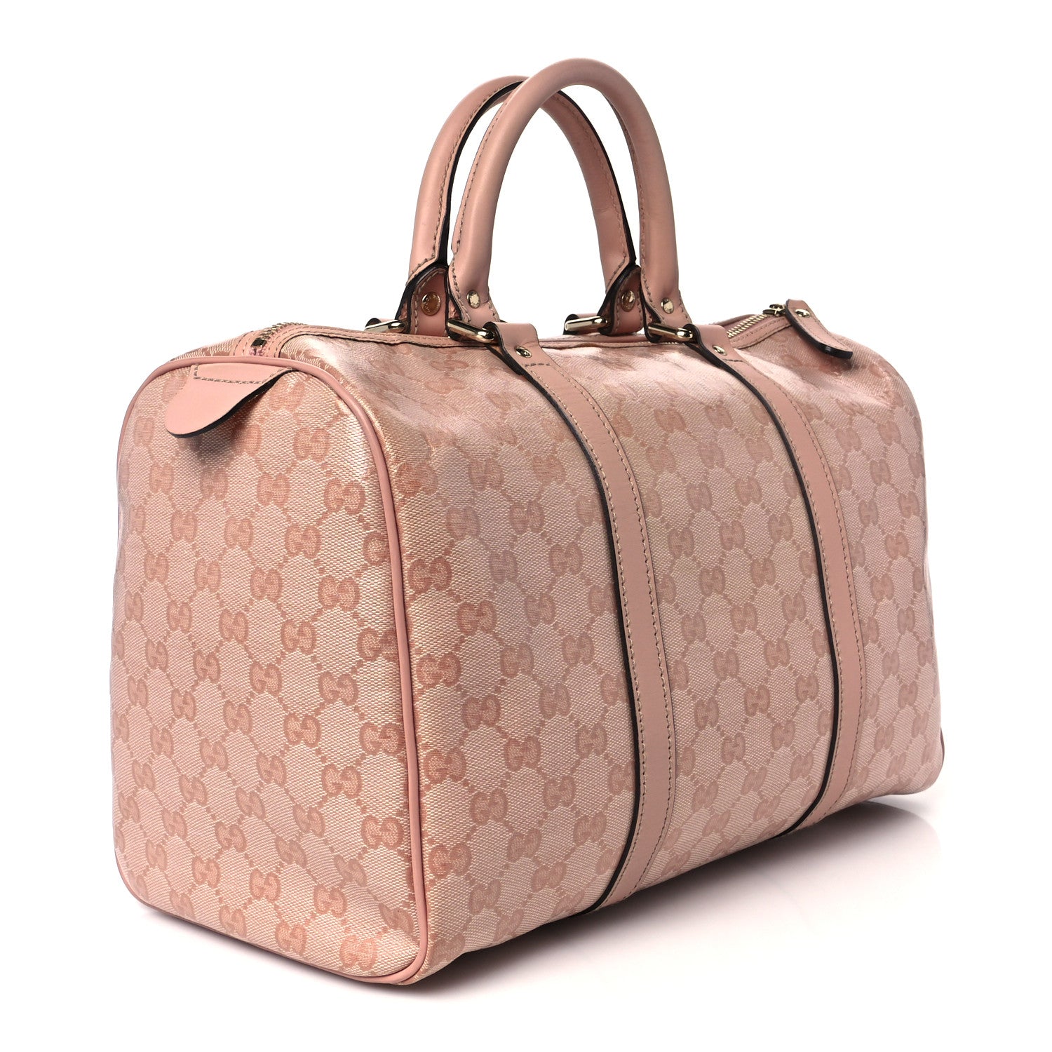Gucci Crystal Monogram Joy Medium Boston Pink 3 of 12