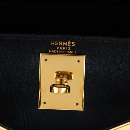 Hermes Box Kelly Retourne 28 Black 9 of 21
