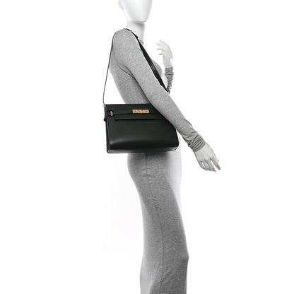 Saint Laurent Smooth Calfskin Medium Manhattan Shoulder Bag Dark Green 2 of 10