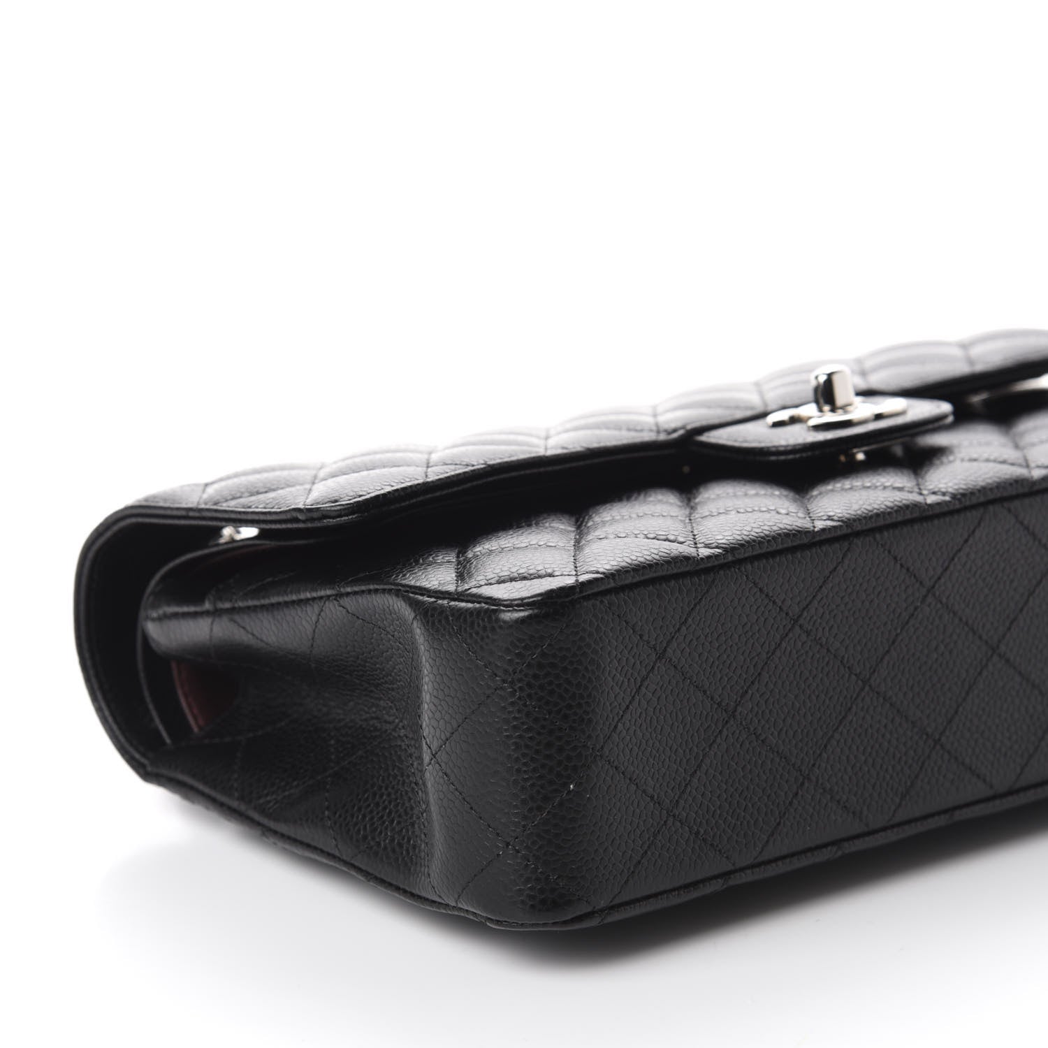 Chanel Caviar Quilted Medium Double Flap Black 6 of 11