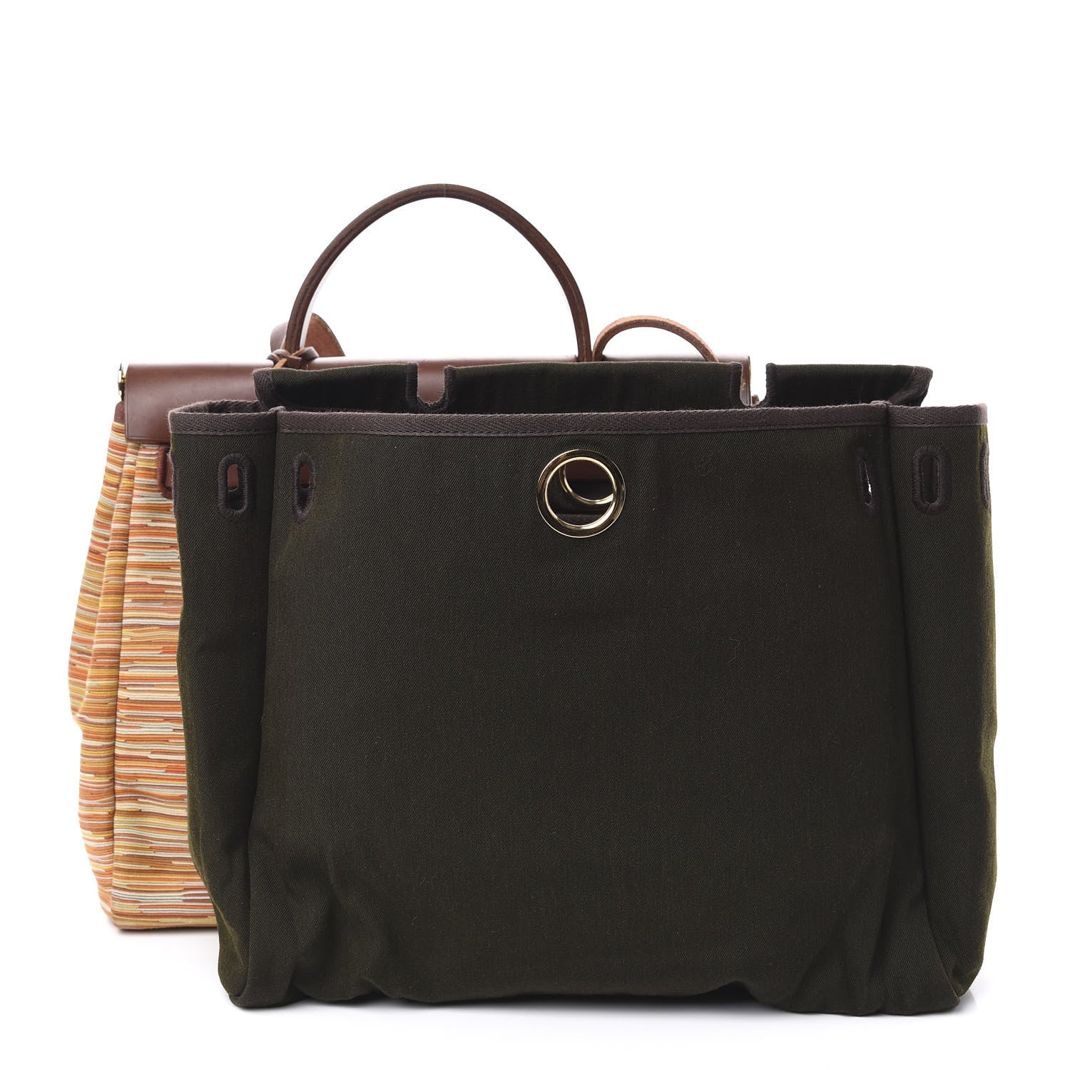 Hermes Barenia Vibrato Herbag 30 PM Orange 14 of 15