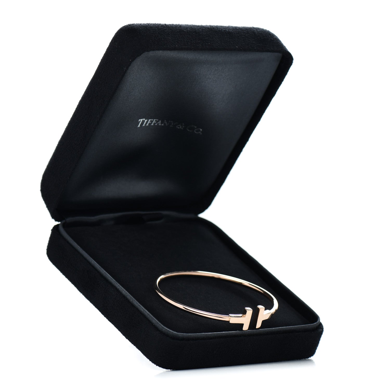 Tiffany 18K Rose Gold T Wire Bracelet 5 of 5