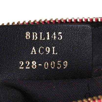 Fendi Vitello King Logo Embossed Mini By The Way Boston Bag Lampone 8 of 15