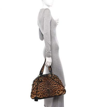 Saint Laurent Calf Hair Leopard Print Large Fauve 2 of 13