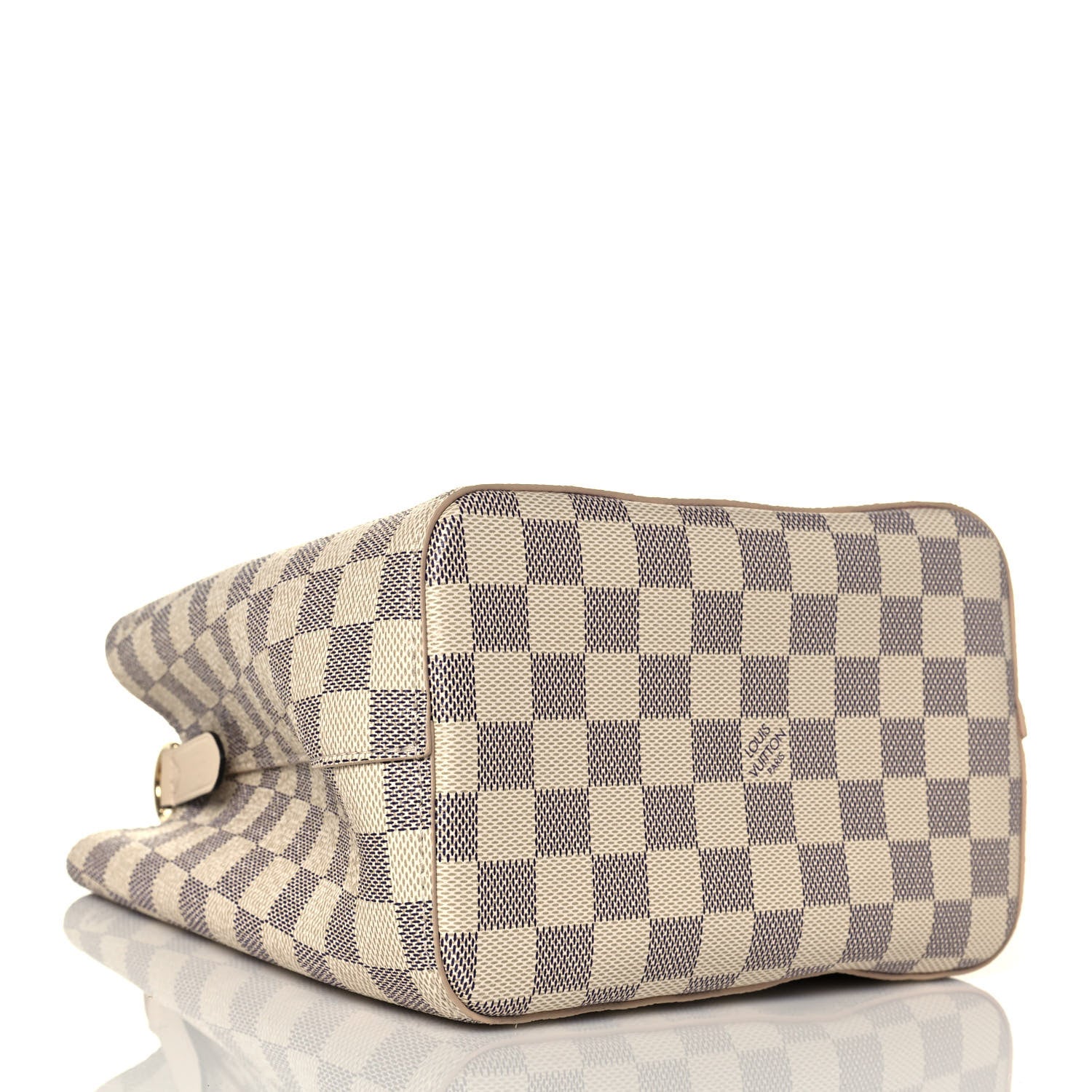 Louis Vuitton Damier Azur Braided Neonoe BB Pink 4 of 14