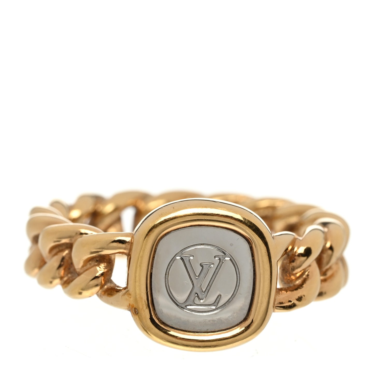 Chain ID Ring Medium 55/7.25 Gold