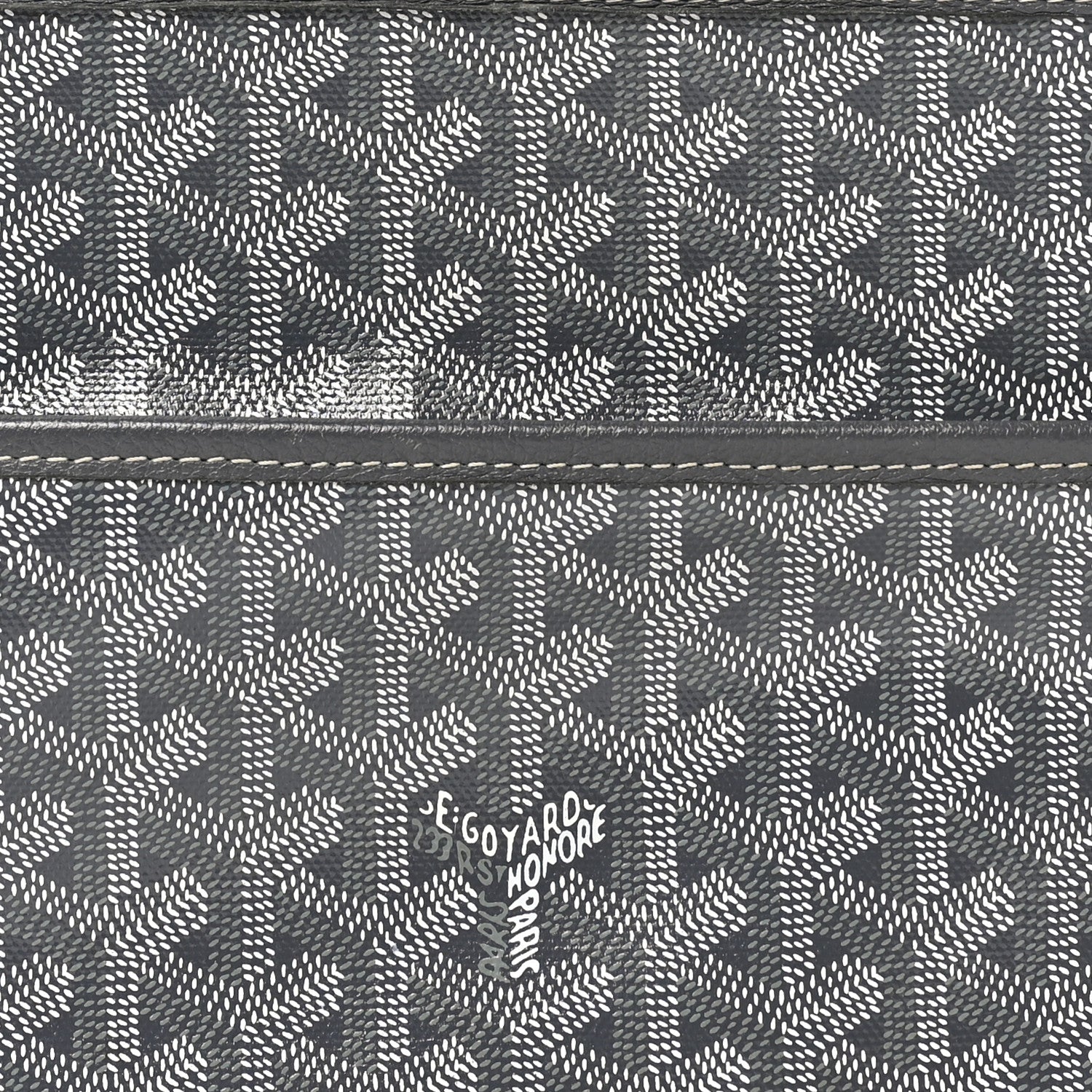 Goyard Goyardine Jouvence MM Toiletry Pouch Grey 9 of 9