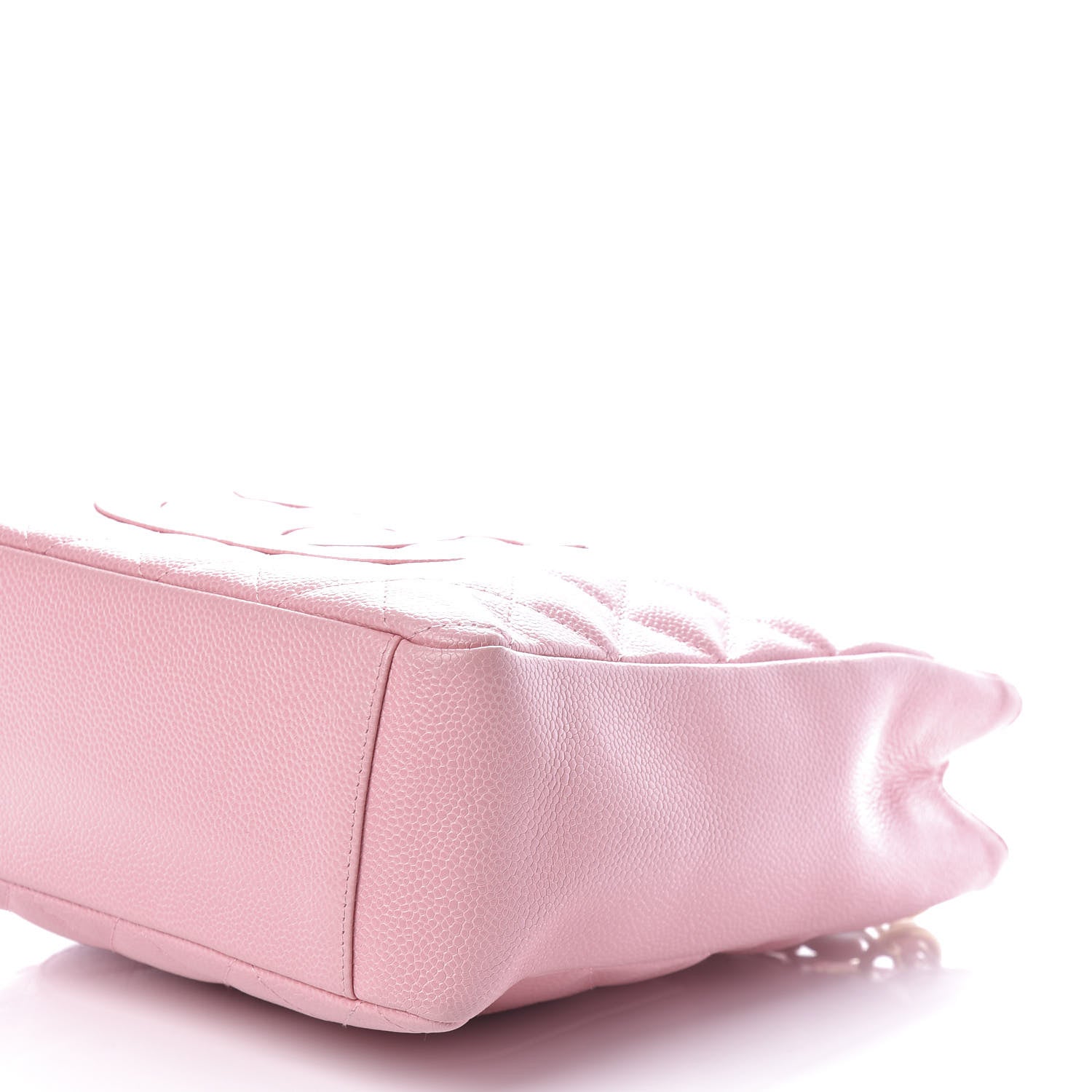 Chanel Caviar Quilted Petit Shopping Tote PST Pink 7 of 10