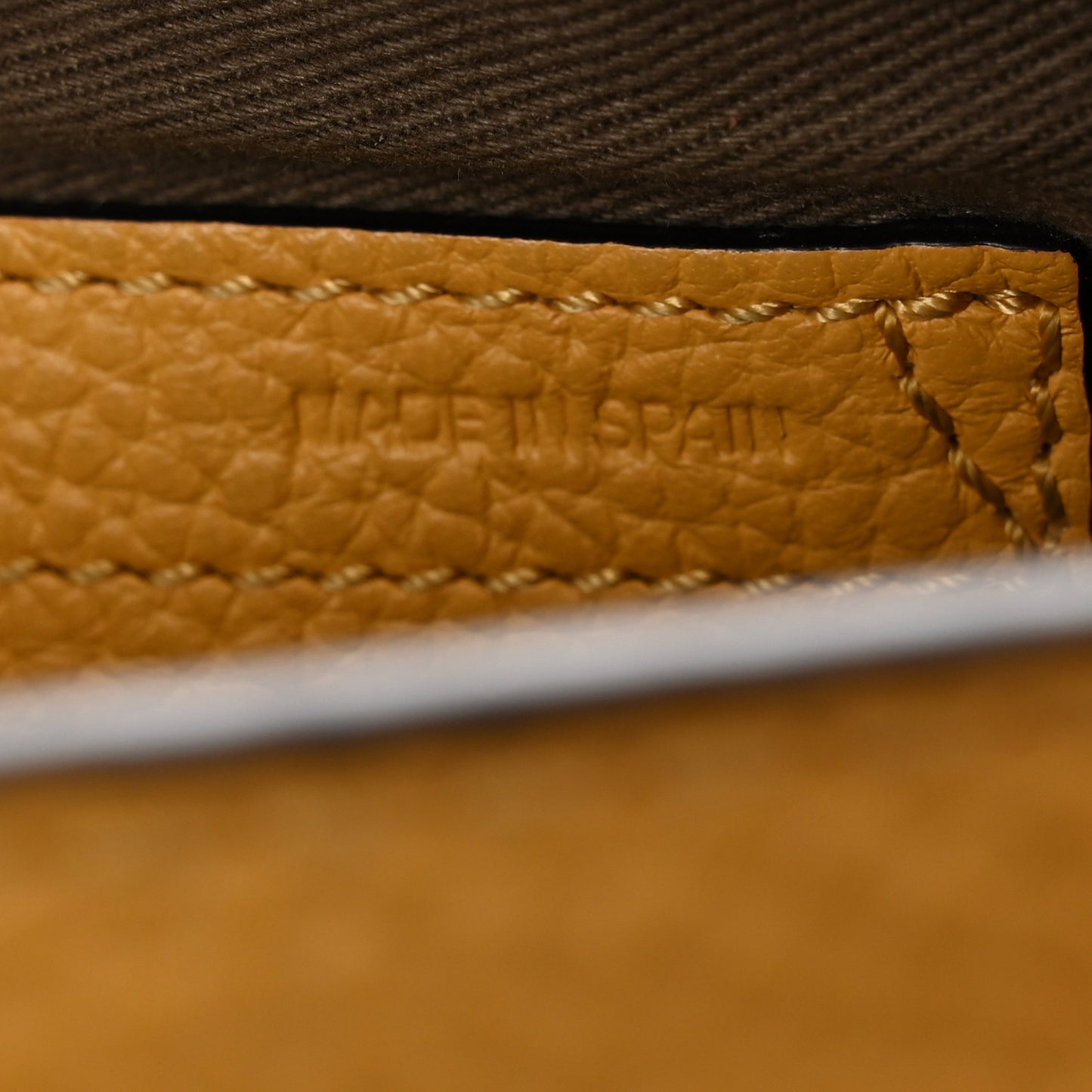 Calfskin Mini Marcie Round Crossbody Bag Honey Gold