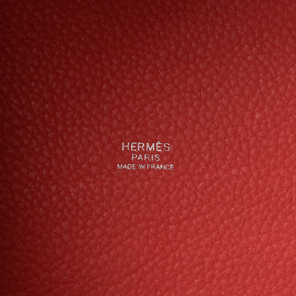 Hermes Taurillon Clemence Picotin Lock 22 MM Rose Jaipur 8 of 12