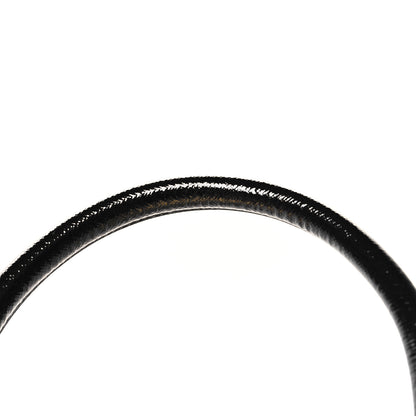 Prada Saffiano Vernice Pyramid Bag Black White Rosso 11 of 11