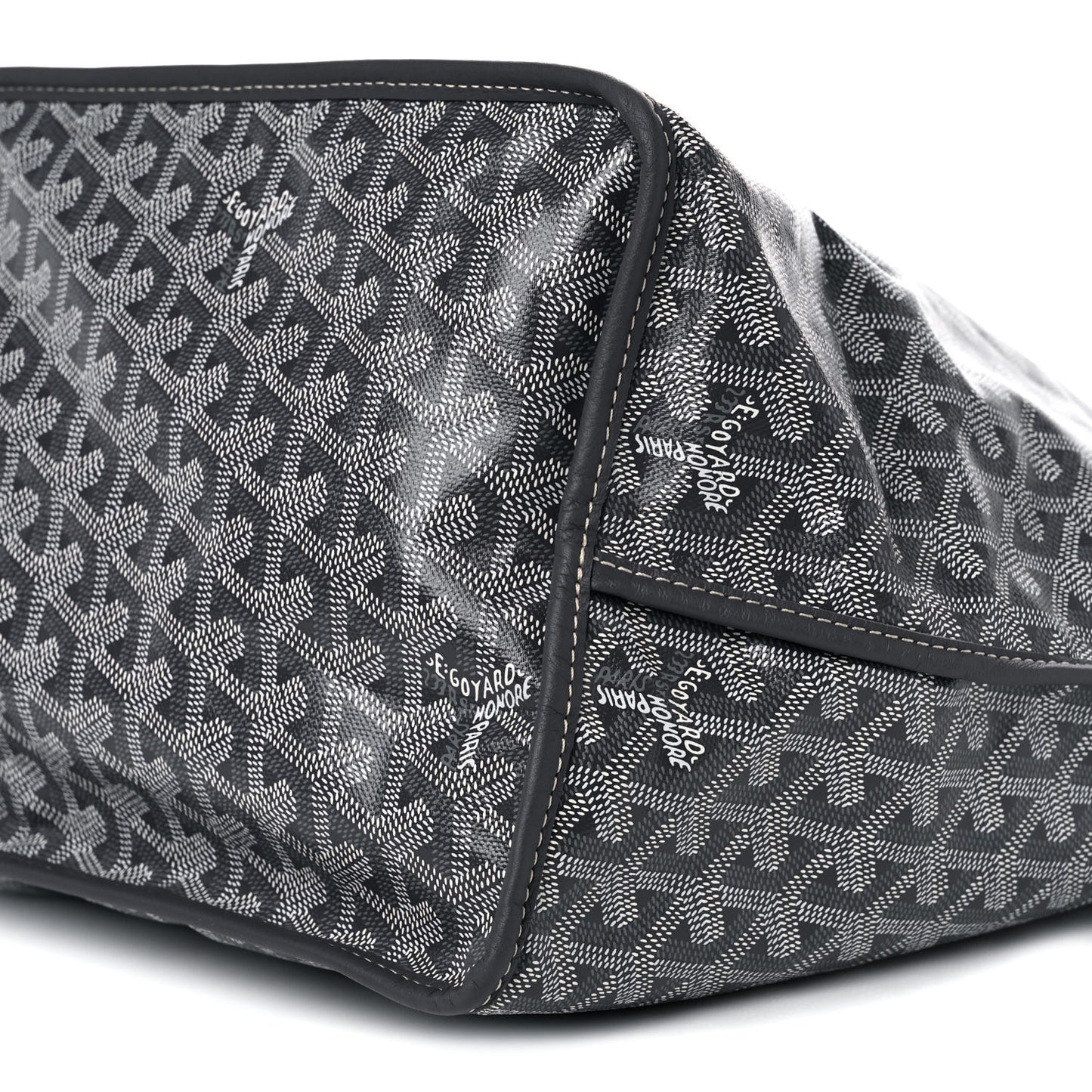 Goyardine Reversible Anjou GM Grey