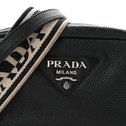 Prada Vitello Daino Soft Camera Crossbody Black 8 of 11