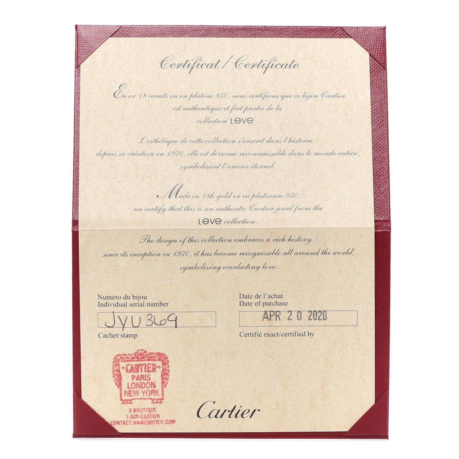 Cartier 18K Yellow Gold LOVE Bracelet 17 6 of 7