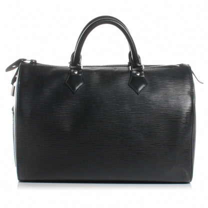 Louis Vuitton Epi Speedy 30 Black 1 of 10