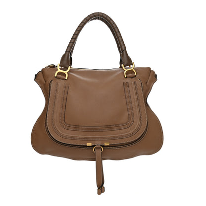 Chloe Calfskin Large Marcie Satchel Nut 1 of 12