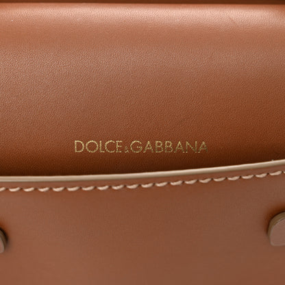 Dolce & Gabbana Vitello Morbido Mini Sicily 58 Bag Tan 7 of 17