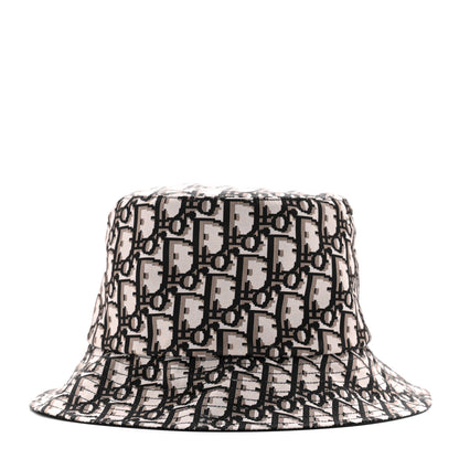 Christian Dior Oblique Reversible Teddy-D Brim Bucket Hat 57 Black 9 of 13