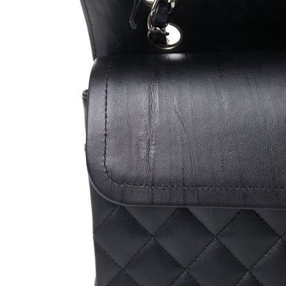 Chanel Iridescent Calfskin Quilted Medium Double Flap Charcoal 5 of 5