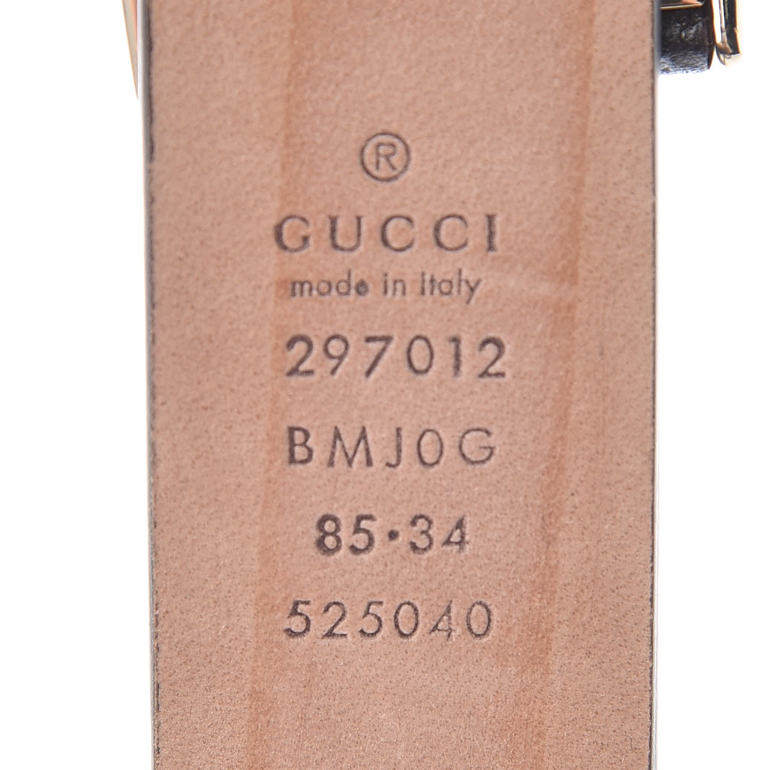 Gucci Microguccissima Belt 85 34 Brown 4 of 7