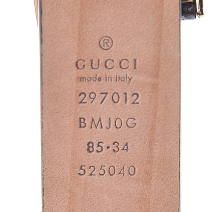 Gucci Microguccissima Belt 85 34 Brown 4 of 7