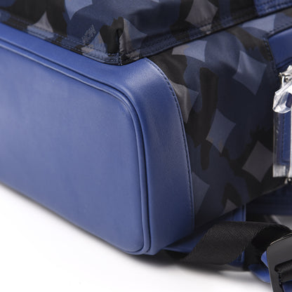 MCM Nylon Camo Dieter Small Backpack Estate Blue 7 of 11