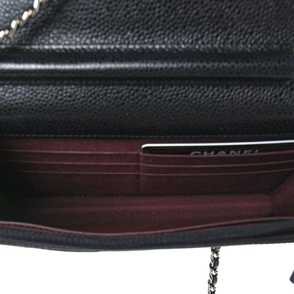 Chanel Caviar Quilted Wallet on Chain WOC Black 5 of 10