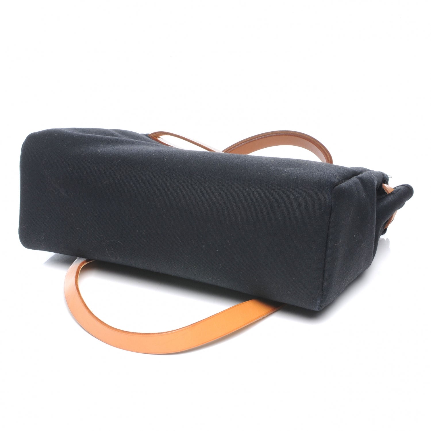 Hermes Toile Herbag PM 30 Black and Natural 5 of 8