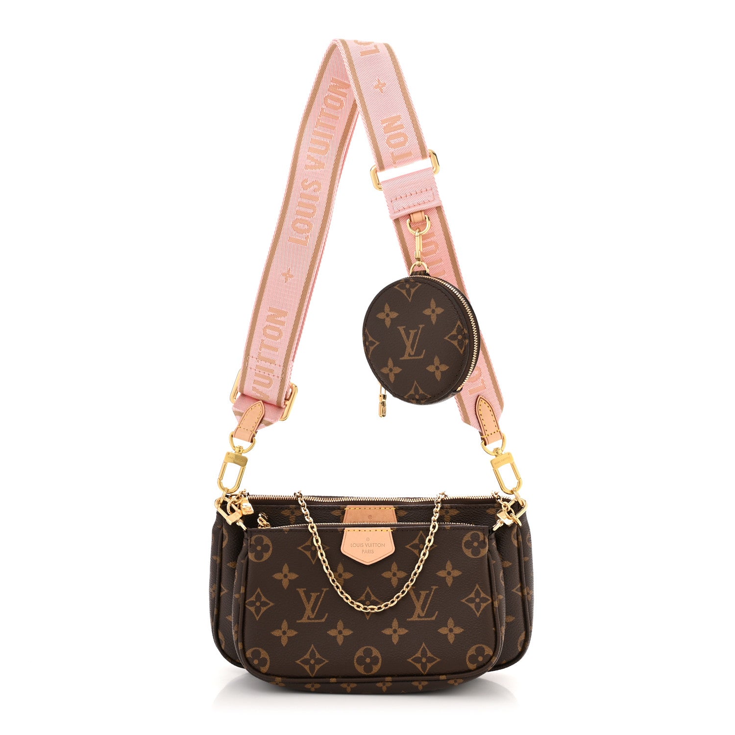 Louis Vuitton Monogram Multi Pochette Accessories Rose Clair 1 of 10