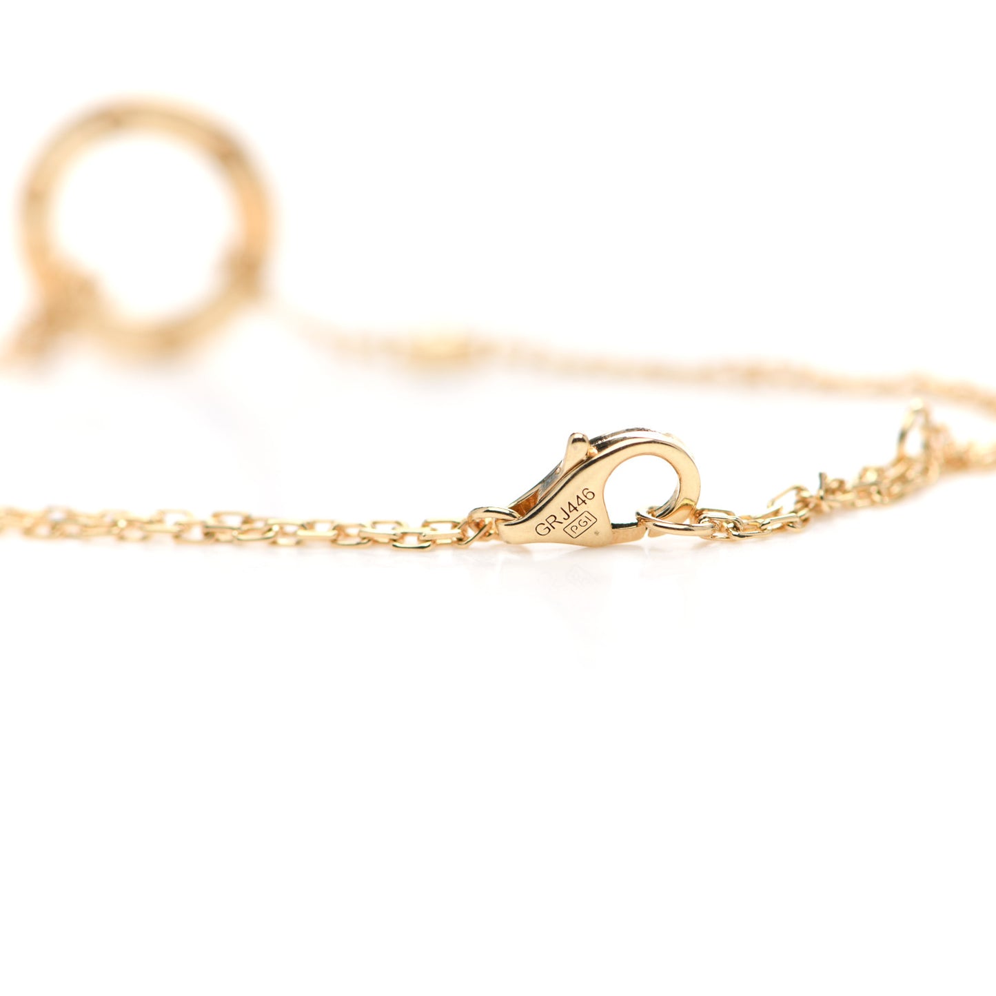 18K Yellow Gold Diamond LOVE Bracelet