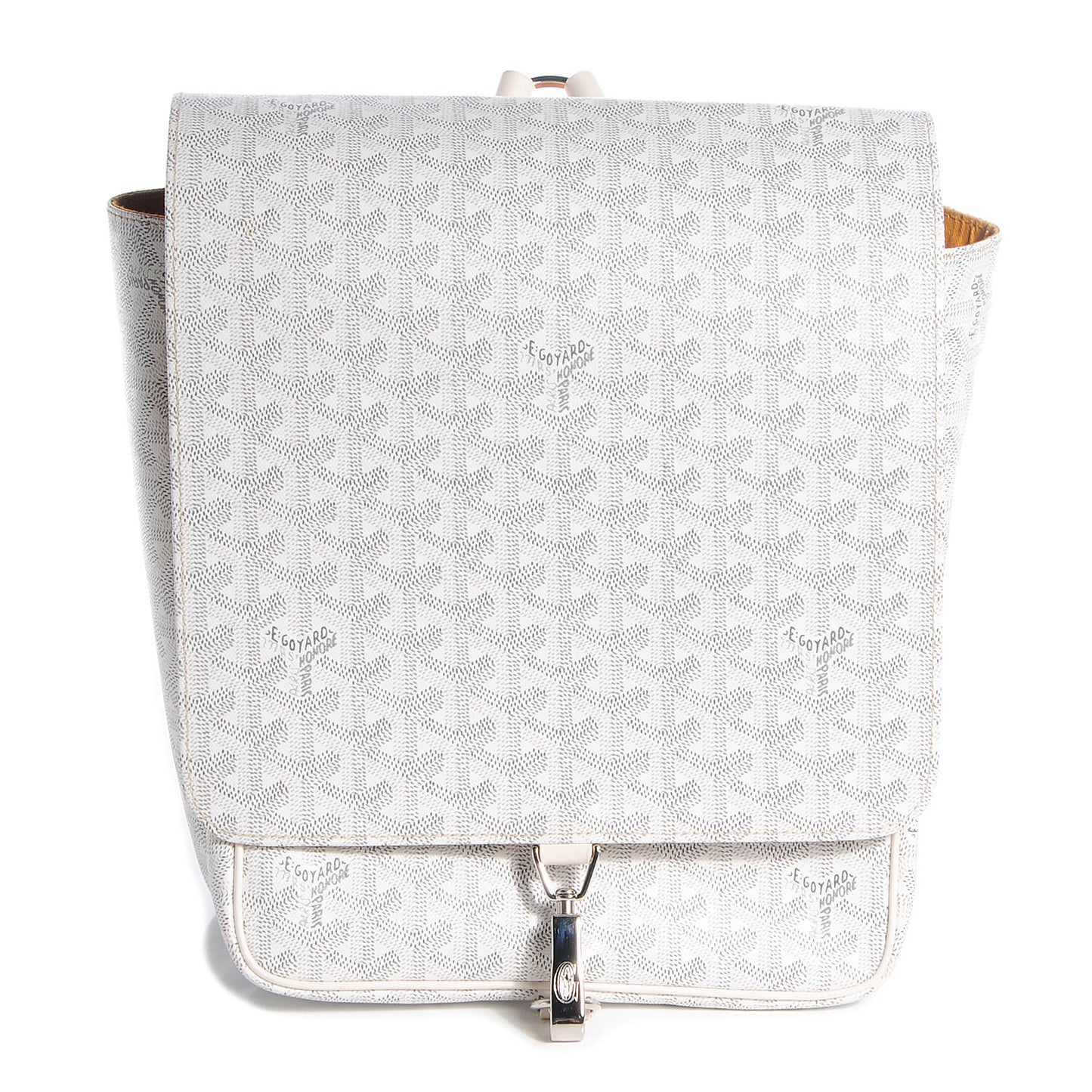 Goyardine Backpack White