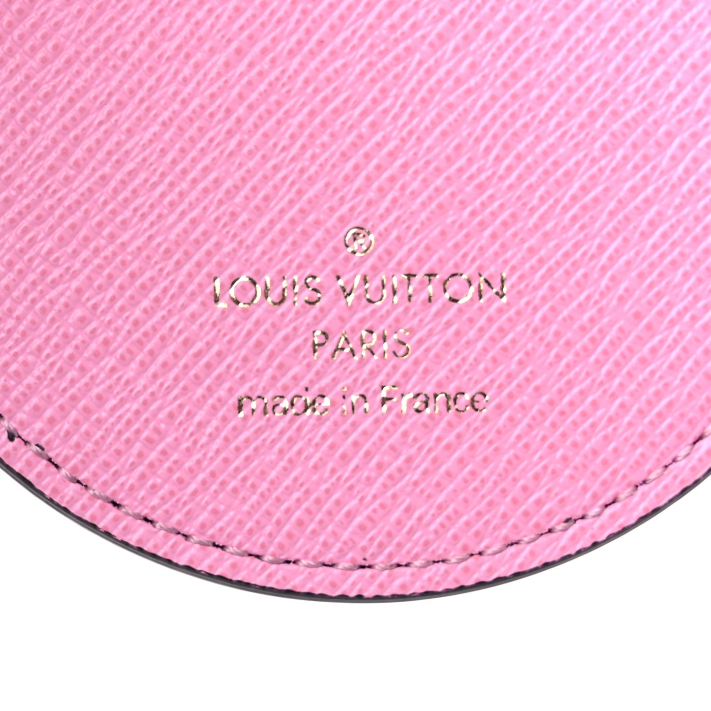 Monogram 2022 Christmas Animation Paris Bag Charm Key Ring Pink