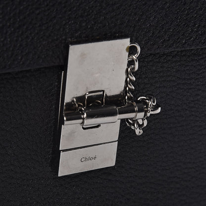 Chloe Grained Lambskin Large Drew Shoulder Bag Black 11 of 11