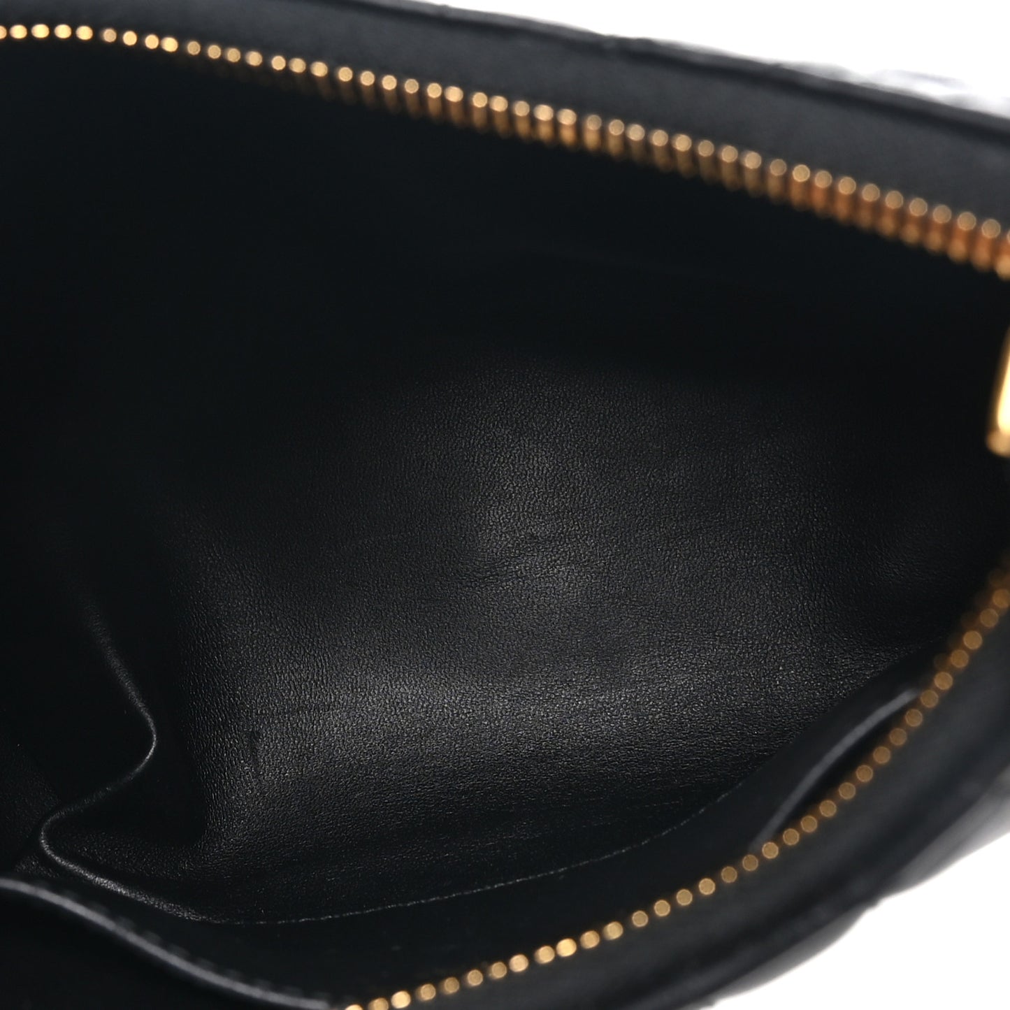 Calfskin Macrocannage Miss Caro Diorling Mini Bag with Chain Black