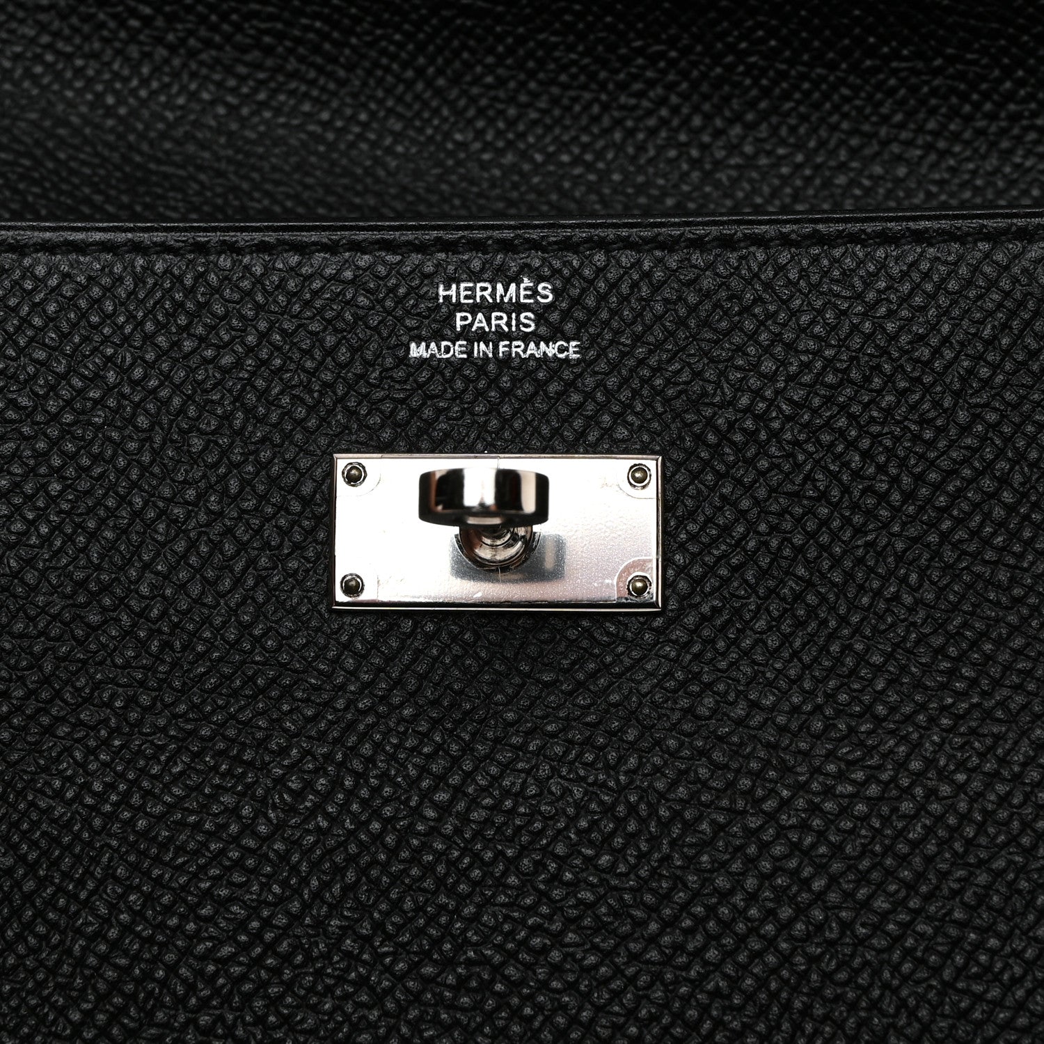 Hermes Epsom Kelly Longue Wallet Black 5 of 11
