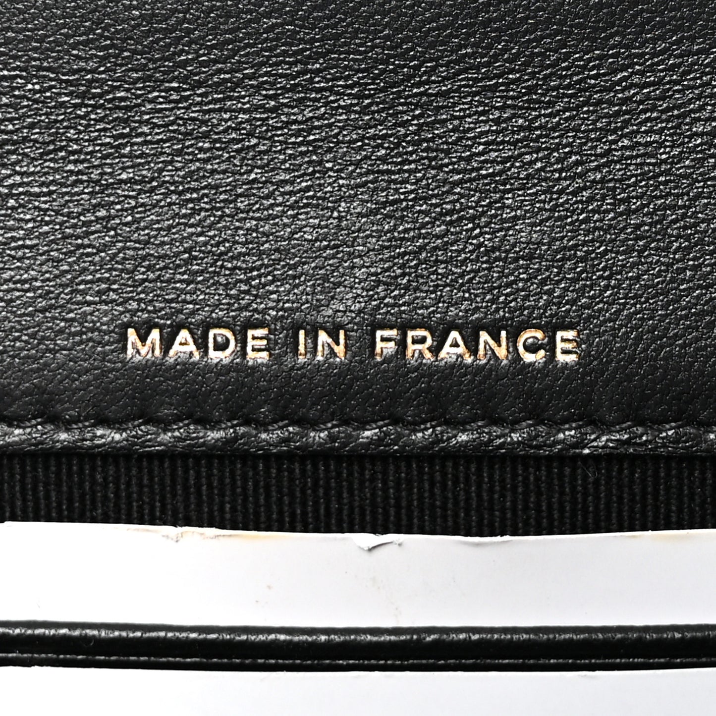 Lambskin Quilted Chain Top Handle Clutch With Chain Black
