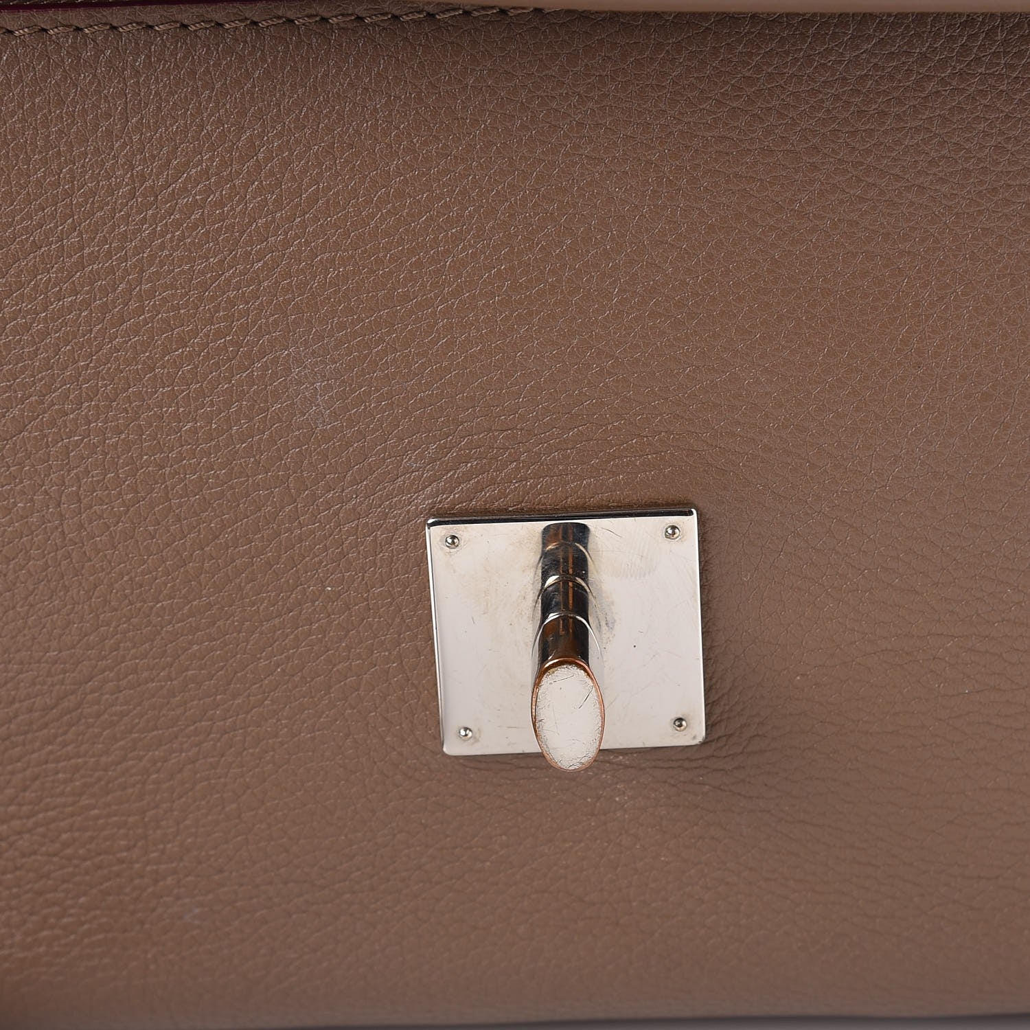 Louis Vuitton Soft Calfskin Lockme II Chain Bag BB Taupe Glace 9 of 9