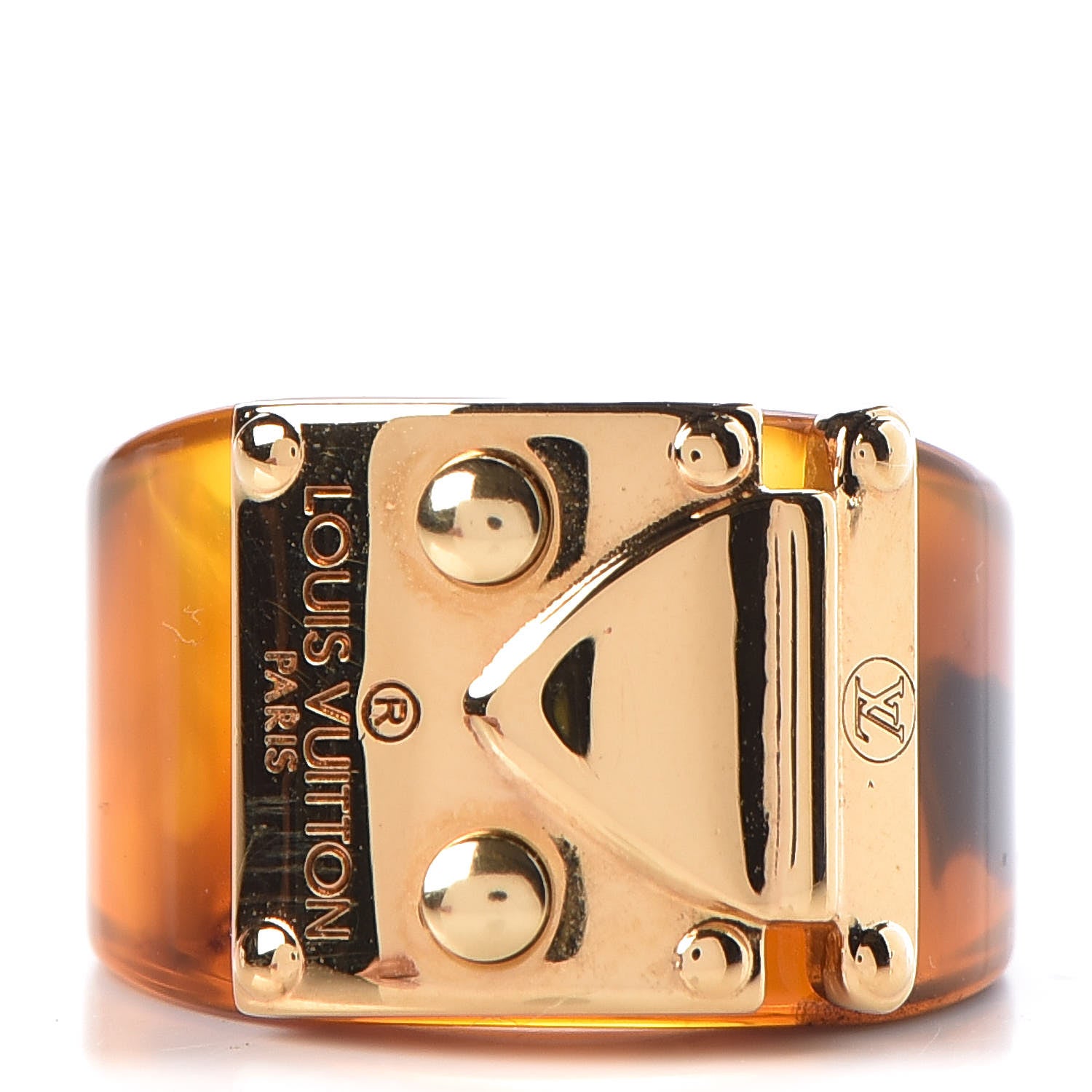 Louis Vuitton Lock Me Ring M Ecaille 1 of 5