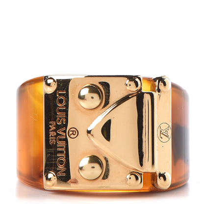Louis Vuitton Lock Me Ring M Ecaille 1 of 5
