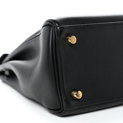 Hermes Swift Kelly Retourne 25 Black 9 of 13