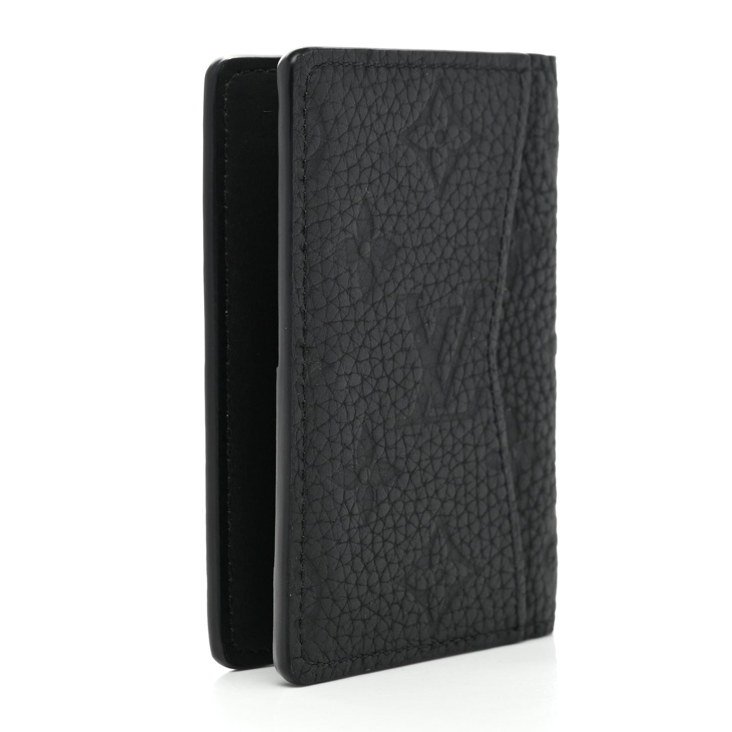 Taurillon Monogram Pocket Organizer Black