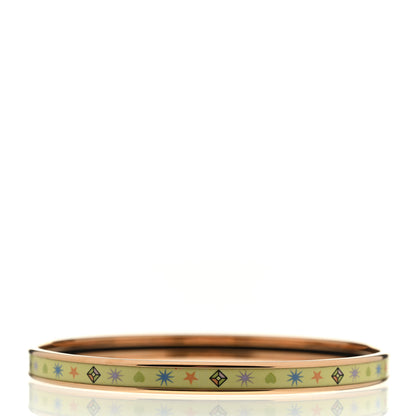 Hermes Enamel Printed Chorus Stellarum Extra Narrow Bracelet 70 Hypno 3 of 6
