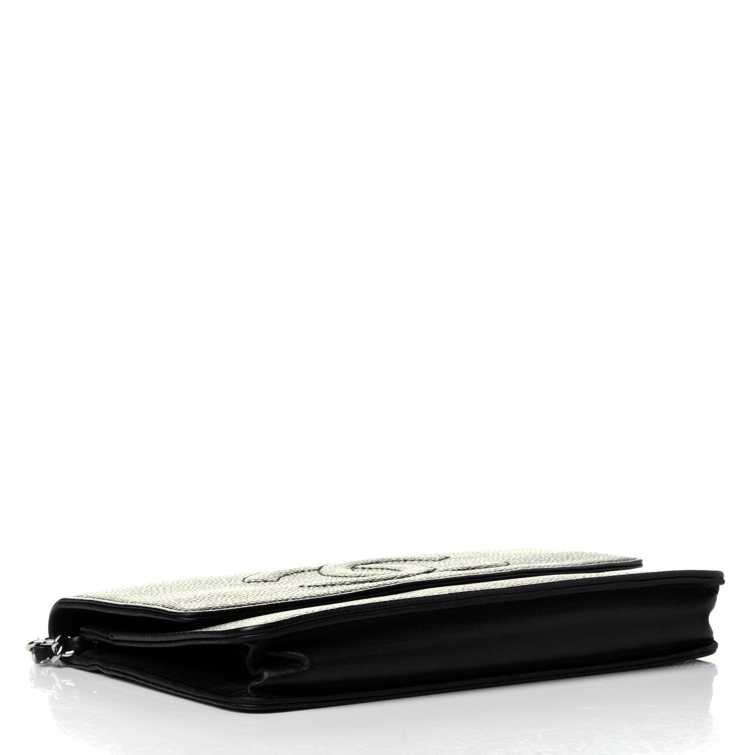 Chanel Caviar Timeless CC Wallet On Chain WOC Black 3 of 4