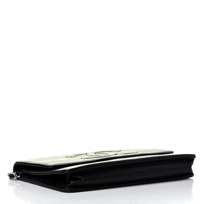 Chanel Caviar Timeless CC Wallet On Chain WOC Black 3 of 4