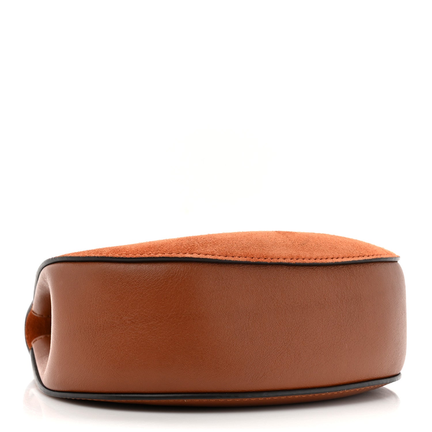 Chloe Suede Smooth Calfskin Mini Drew Shoulder Bag Tobacco 4 of 10