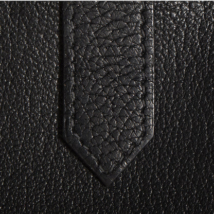 Hermes Chevre Mysore Bearn Gusset Wallet Black 7 of 13
